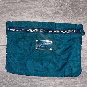 Marc Jacobs teal zipper case